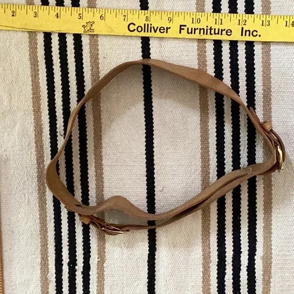 OOAK Gypsy Leather Steampunk Corset Wrap Belt Sz XS/S 1980โs - Picture 5 of 16